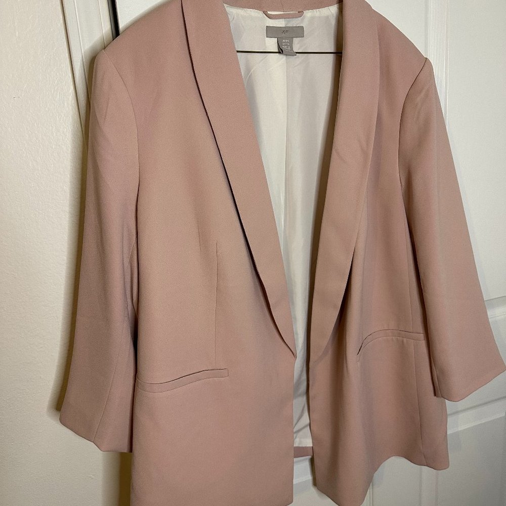 H&M Blush Pink Blazer